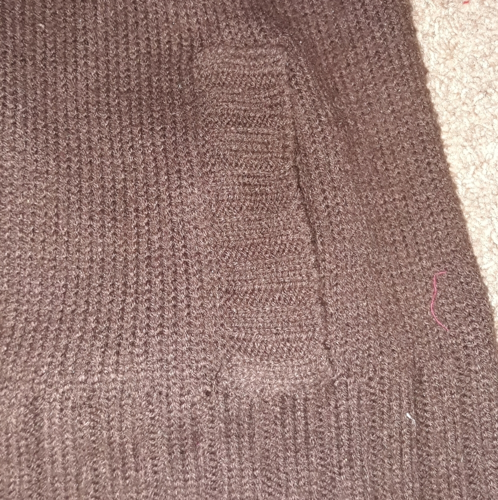 Derek Heart (Size M) Basic Brown Button Cardigan … - image 3